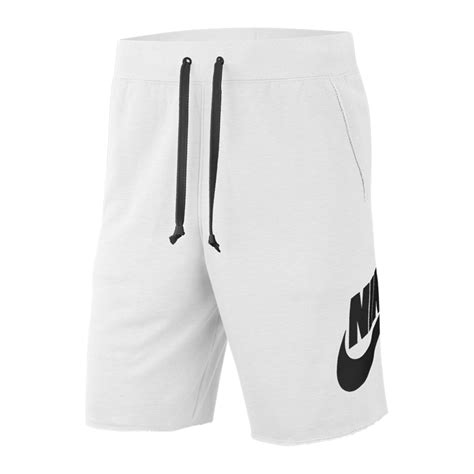 kurze weiße nike hose